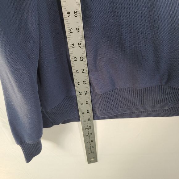 Joseph Abboud Men's Long Sleeve Navy Blue Crew Neck Sweater Size XL - Picture 7 of 7